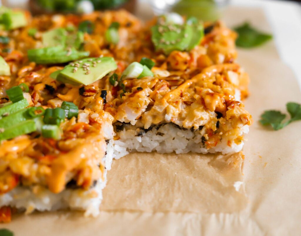 spicy chicken sushi recipe