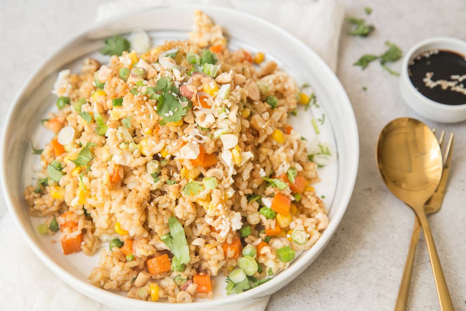 easy shrimp fried rice recipe without vegetables