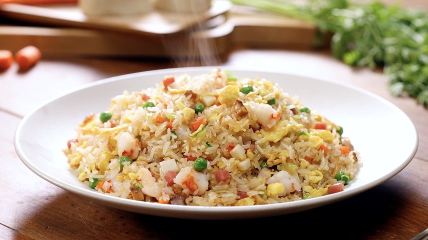 plain fried rice recipe