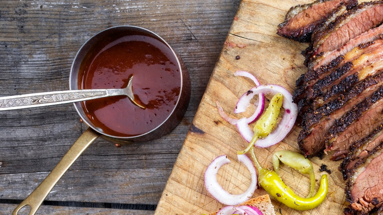 how long to simmer bbq sauce