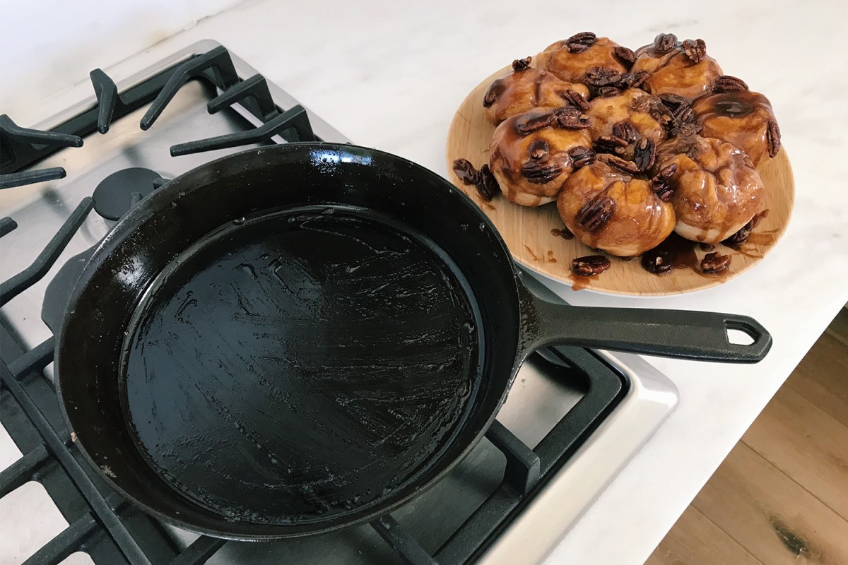 how to cook 1 inch pork chops in cast iron skillet