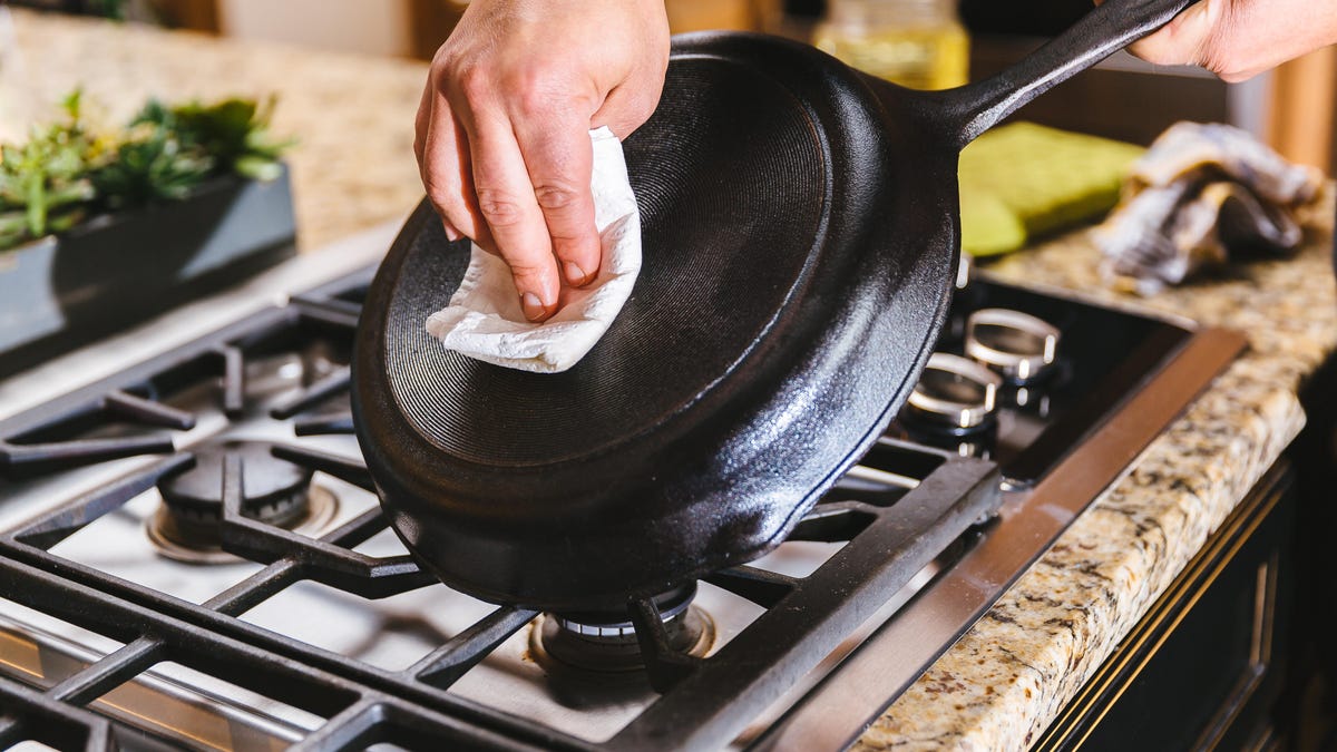 how to care for a cast iron skillet