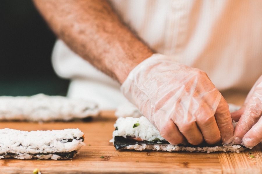 how to recycle old sushi mats