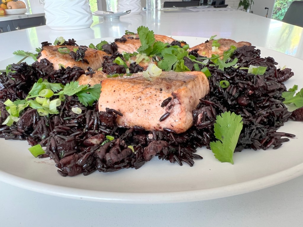 black rice and calcium