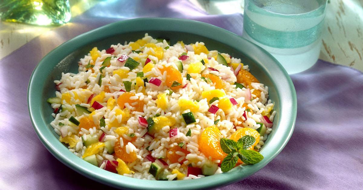 leftover rice and bacon