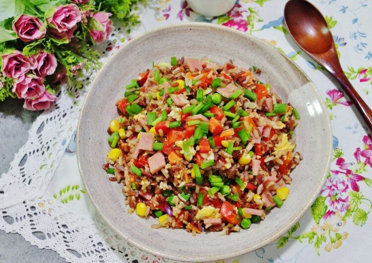 leftover rice salad