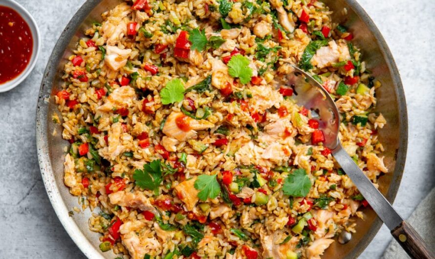 leftover rice wraps