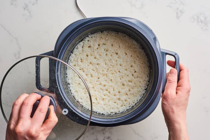 why rice cooker burns rice