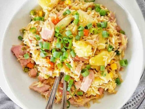 ham fried rice recipe Ham Fried Rice Recipe for a Sweet and Savory Mix