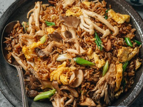 mushroom fried rice recipe Mushroom Fried Rice Recipe with Earthy Flavor